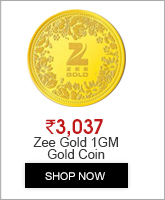 Gold Coin of 1 Gram in 24 Karat 999 Purity by Zee Gold