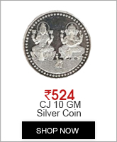 CJ 10 GM Silver Coin With 999 Fineness