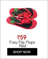 FOXY GIRL TICKET-2 FLIP FLOPS RED