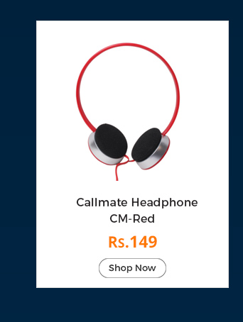 Callmate Headphone CM-Red 