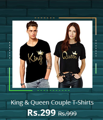 King & Queen Couple T-Shirts