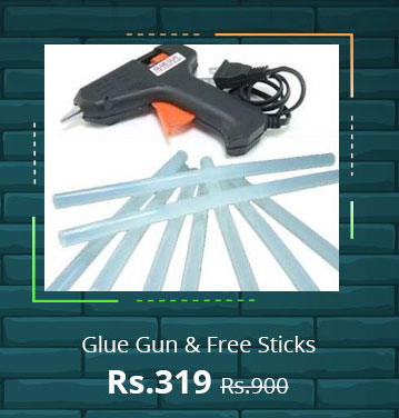 Glue Gun & Free Sticks