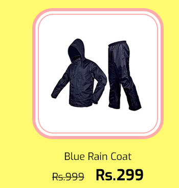 Blue Rain Coat