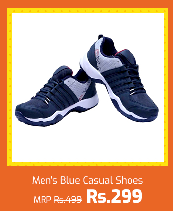 Men's Blue Casual Shoes