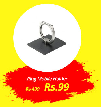  Round Shape Ring Mobile Holder 360 Roatating - Assorted Colors 