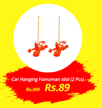  Set of 2 Flying Hanuman Ji Hanging for Car 