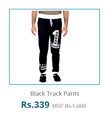 Black Track Pants