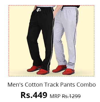 Men's Cotton Track Pants Combo