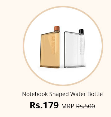 Notebook Shaped Water Bottle