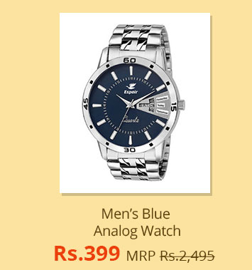 Men's Blue Analog Watch