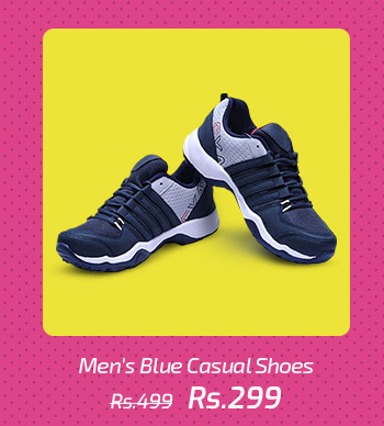 Men's Blue Casual Shoes