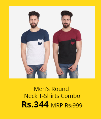 Baton Men's Round Neck T-Shirts