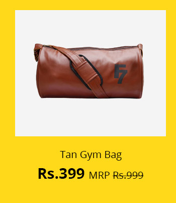 Tan Gym Bag