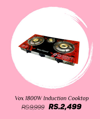 Vox 1800W Induction Cooktop