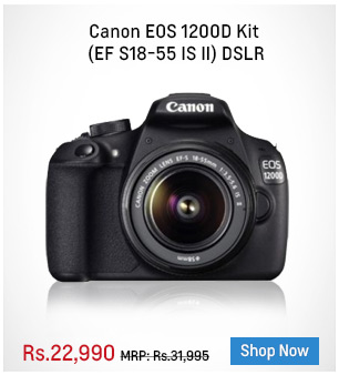 Canon EOS 1200D Kit (EF S18-55 IS II) DSLR Camera
