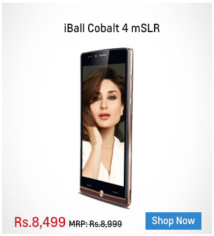 iBall Cobalt 4 mSLR
