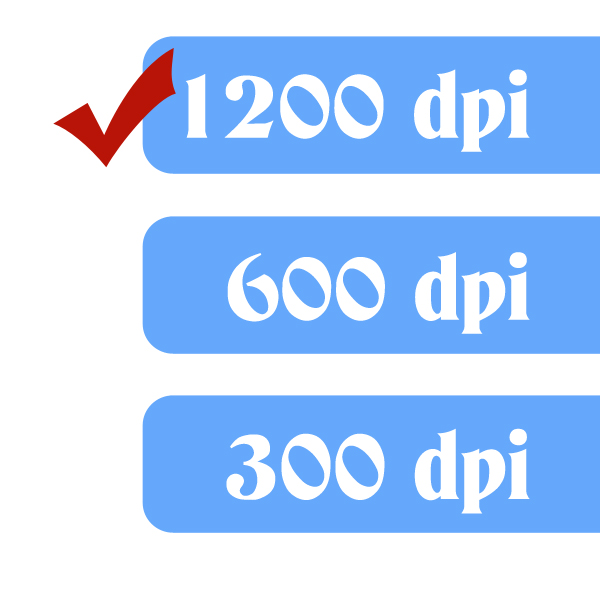  Resolution/dpi