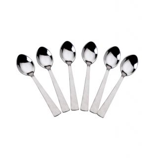 National Stainless Steel Dessert Spoons- 6 Pieces