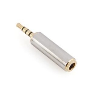 Gold Plated 3.5mm Female to 2.5mm stereo audio Male Converter Coupler Adapter