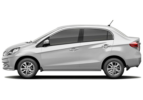 Honda amaze white car images #3