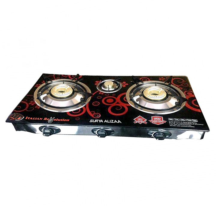 Surya Alizza 3 Automatic Burner Gas Stove available at ShopClues for Rs