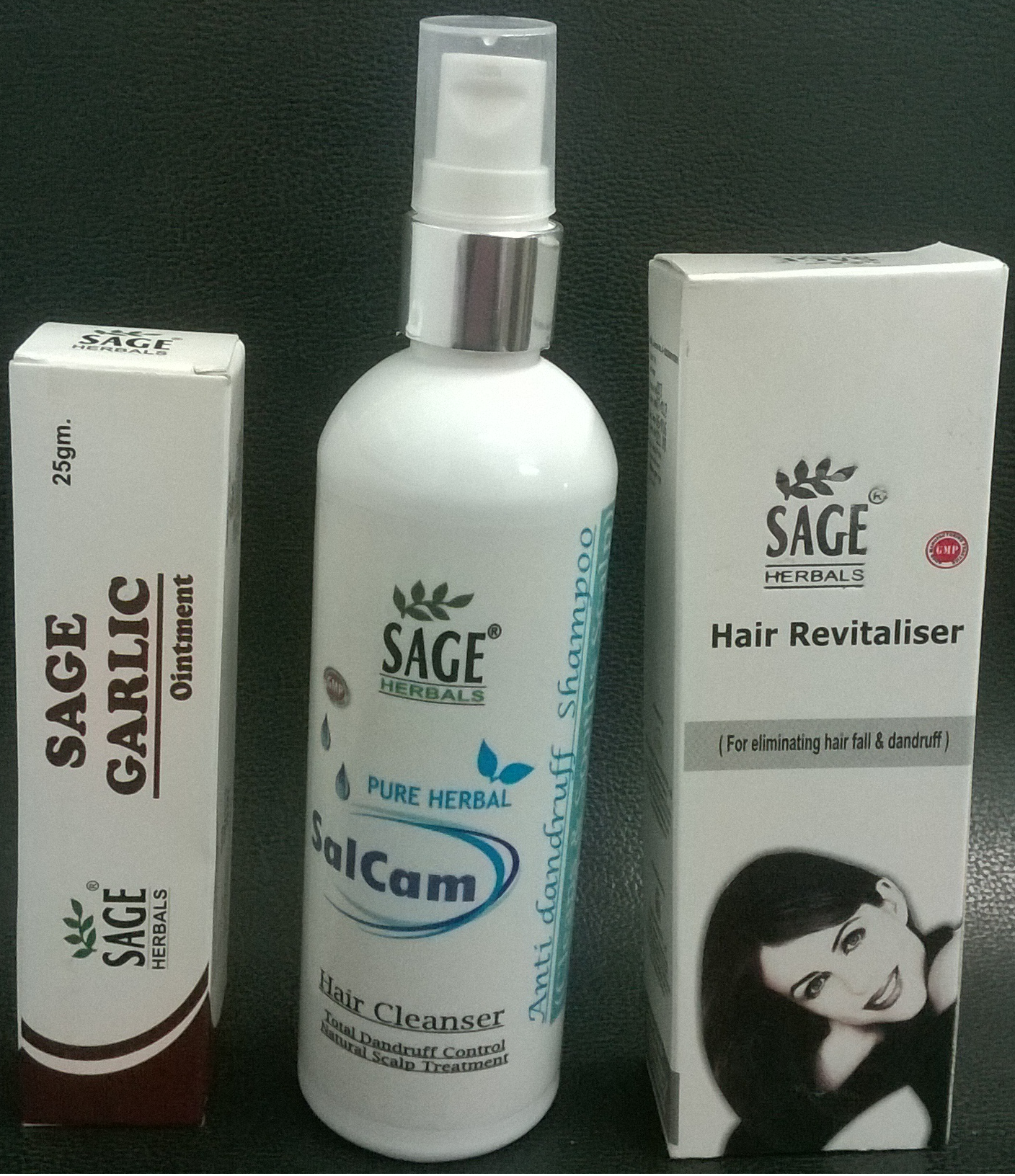 Sage Herbals Hair Fall And Anti Dandruff Solution Pack Type 1