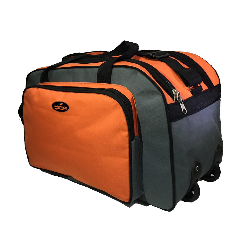 Buy Bagther Travel Bag with Wheel (Orange) Online in India - 88086639 - 0