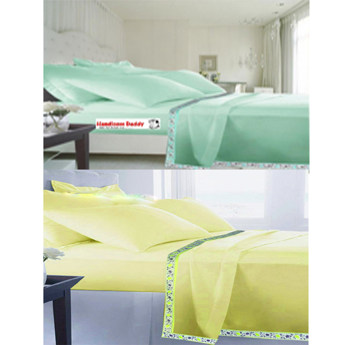 handloomdaddy 100 cotton top sheet cum bed sheet pack) at Best