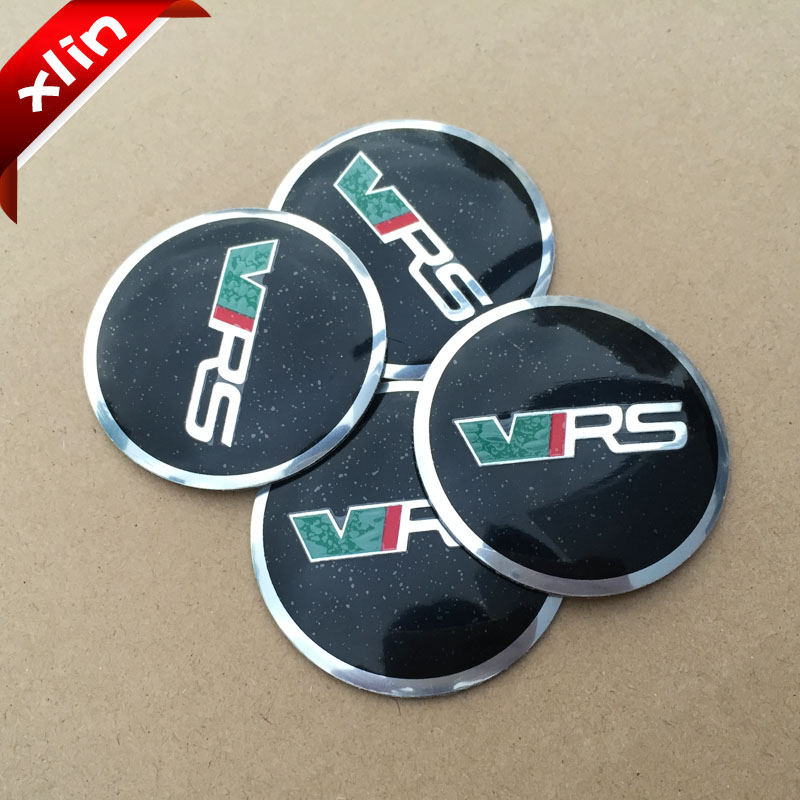 Buy X Metal Vrs Wheel Center Cap Hub Cover Badge Emblem Sticker Black