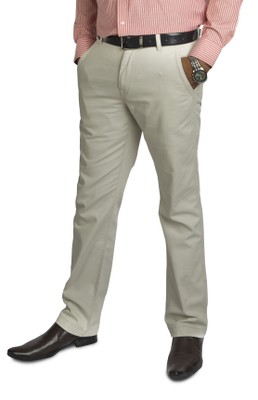 Kanva Cream Men's Cotton Pants