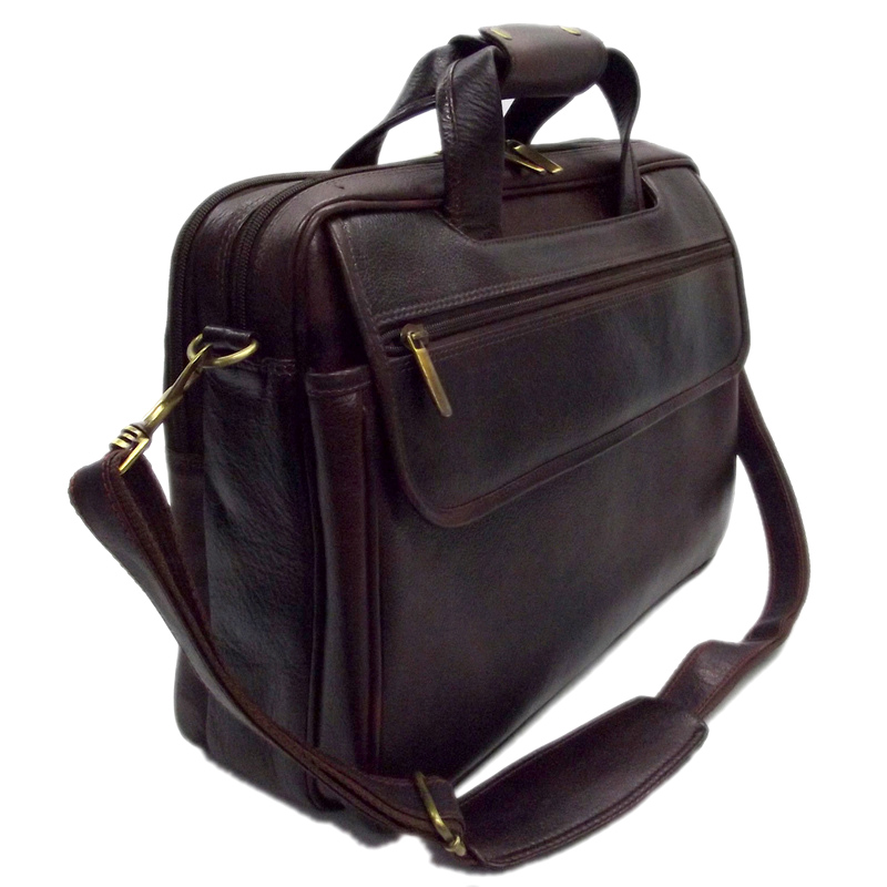 100% GENUINE INDIAN Leather new Executive Bag Office Messenger Laptop Bag BR JR86