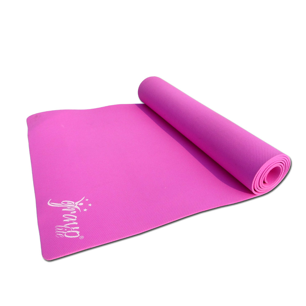 Buy Gravolite 4Mm Thickness 2 3 Feet Wide 6 Feet Length Plain Yoga Mat