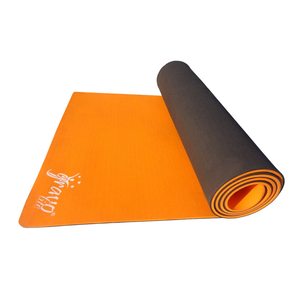 Buy Gravolite Dual Layer Orange Yoga Mat Mm Thickness Feet Wide