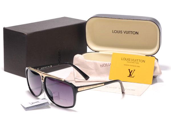 Fashion :: Eye Wear :: Sunglasses :: LOUIS VUITTON EVIDENCE Z0350W BLACK & GOLD UNISEX ...