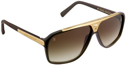 Fashion :: Eye Wear :: Sunglasses :: LOUIS VUITTON EVIDENCE Z0350W BROWN & GOLD UNISEX ...
