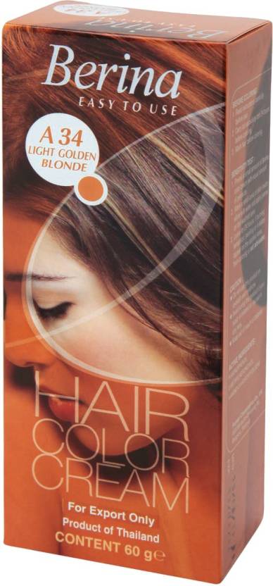 Buy Berina Hair Color Cream A Light Golden Blonde Gm Online