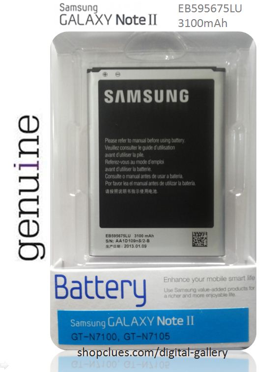 Buy Online Samsung Note Original Battery Gt N N