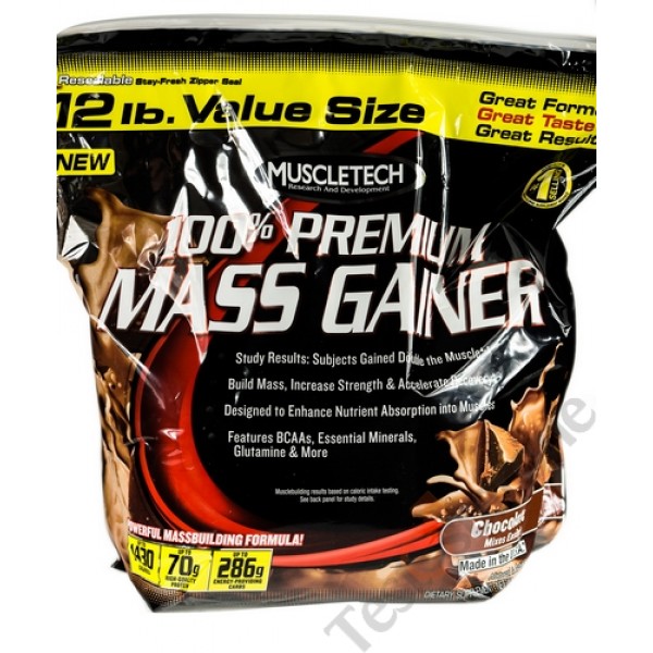 Muscletech 100 Premium Mass Gainer 12 Lb Chocolate Flavour Imported