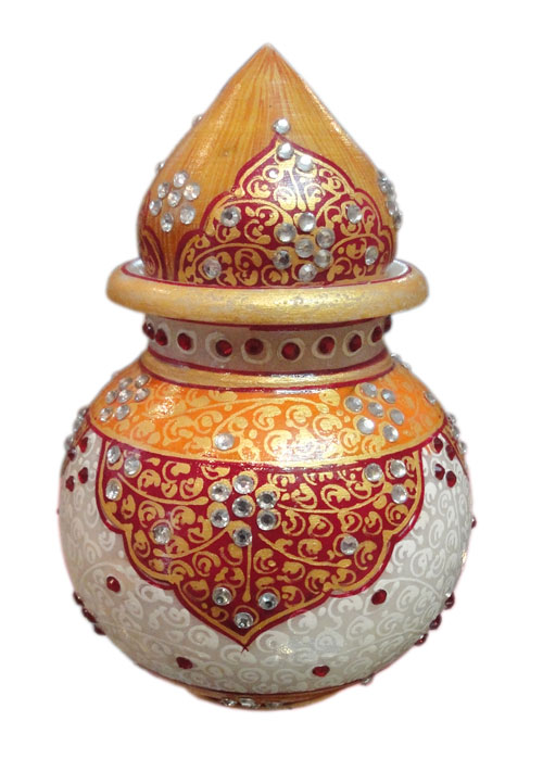 Kalash With Nariyal Marble