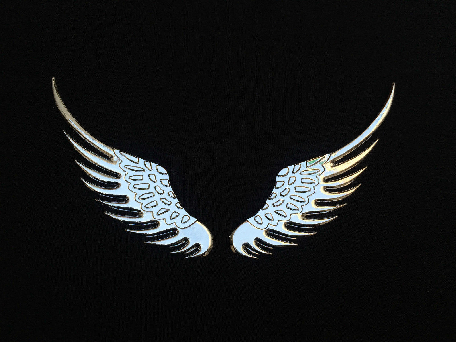 Buy 3D Car Logo Sticker Alloy Metal Angel Hawk Wings Emblem Badge Decal