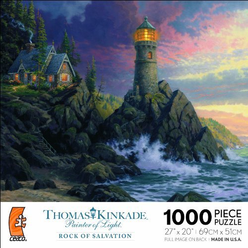 Buy Thomas Kinkade Painter Of Light Rock Of Salvation Piece Jigsaw