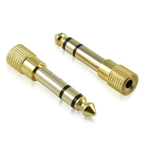 Stereo 6 3 Mm Male Rca 1 4 Plug To 3 5 Mm Female