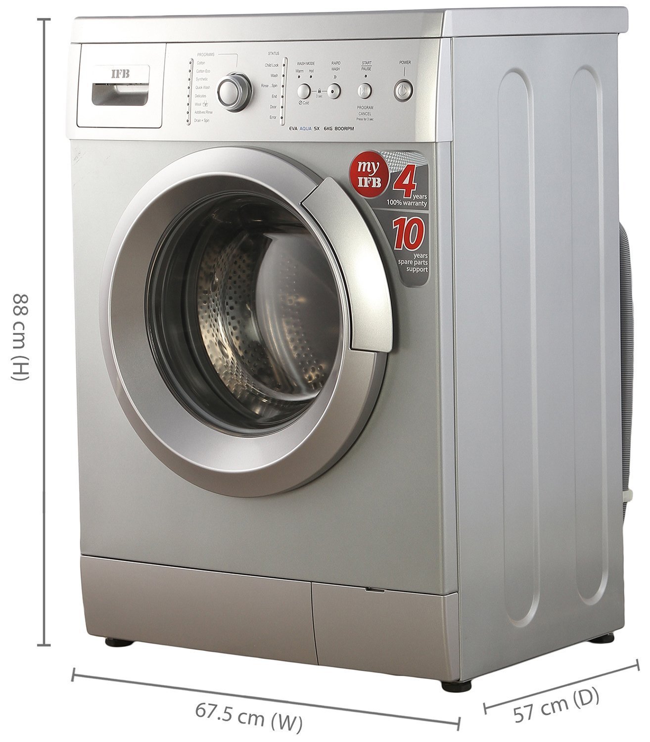 IFB Eva Aqua SX 1000RPM LDT 6kg Fully Automatic Front Loading Washing