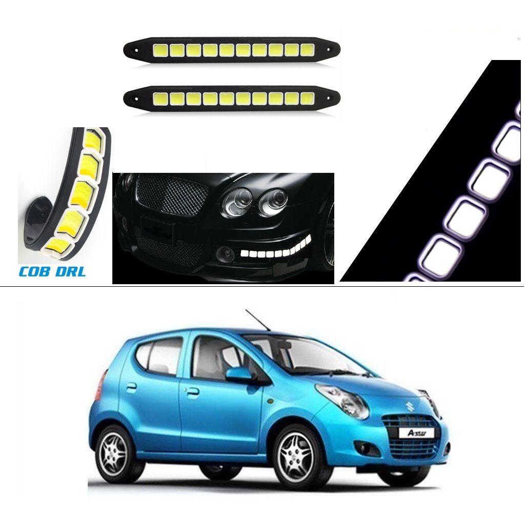 Buy AutoStark Flexible Bumper Car Daytime Running Light Cob Light