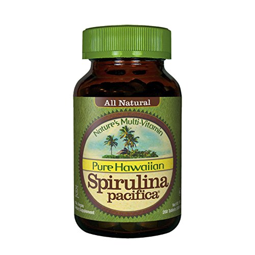 Buy Pure Hawaiian Spirulina 500mg Tablets 200 Count Boosts Energy