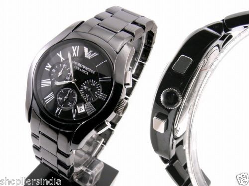 Buy Emporio Armani AR 1400 Ceramica Dial Chronograph Wrist Watch for ...