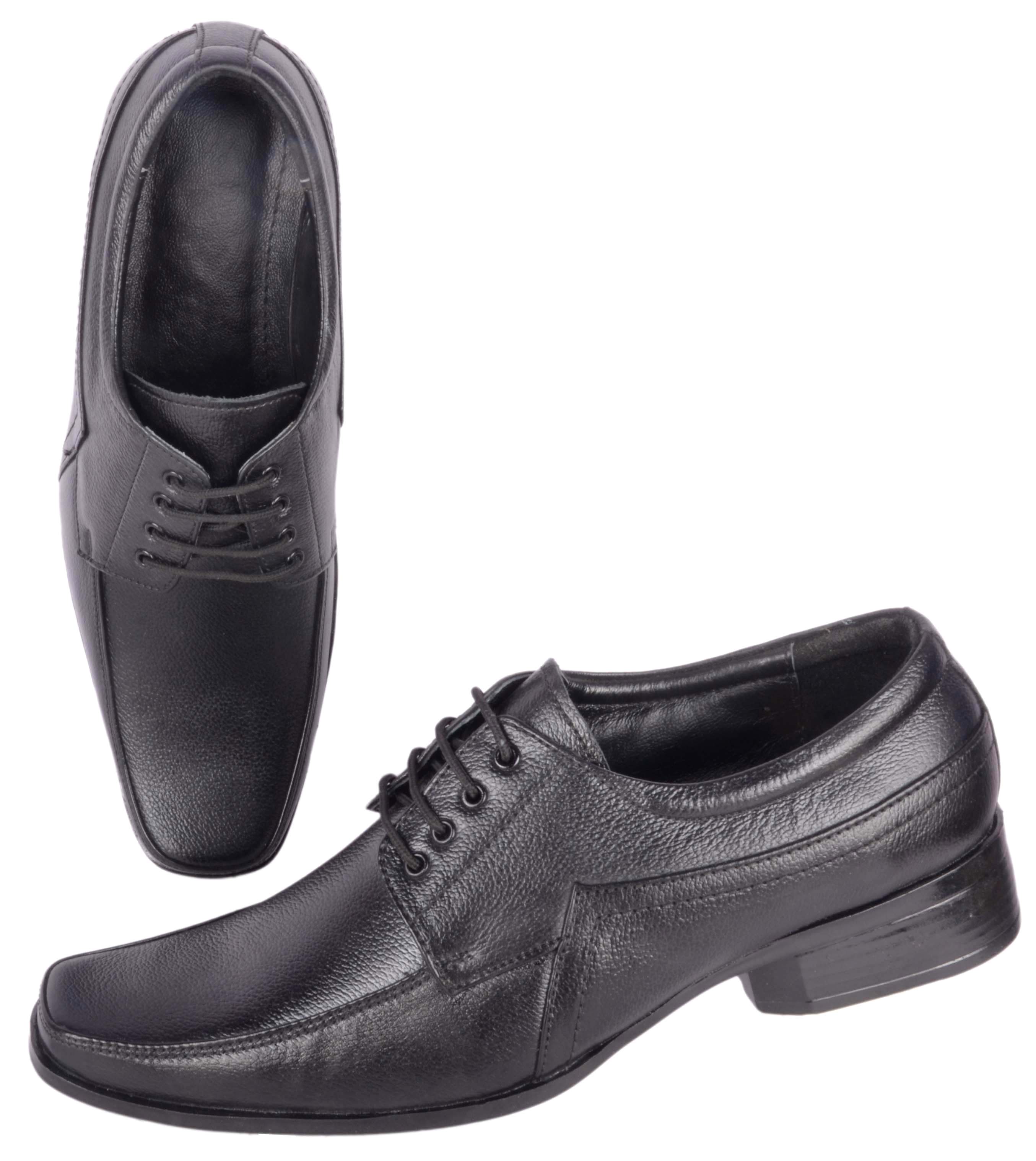 Buy Jokatoo Men S Black Genuine Leather Formal Shoes Online 799 From