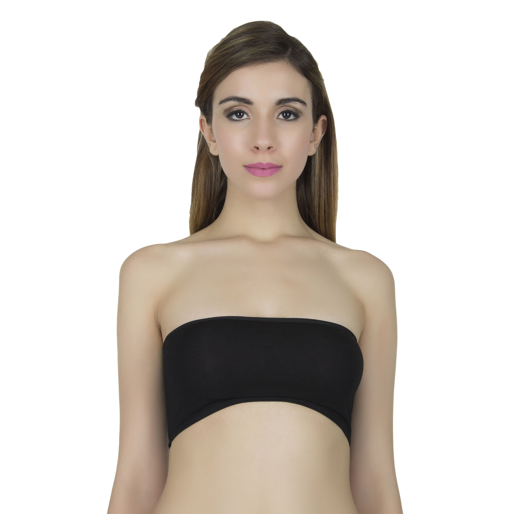 Buy Women S Beach Swim Wear Black Wirefree Strapless Breathable