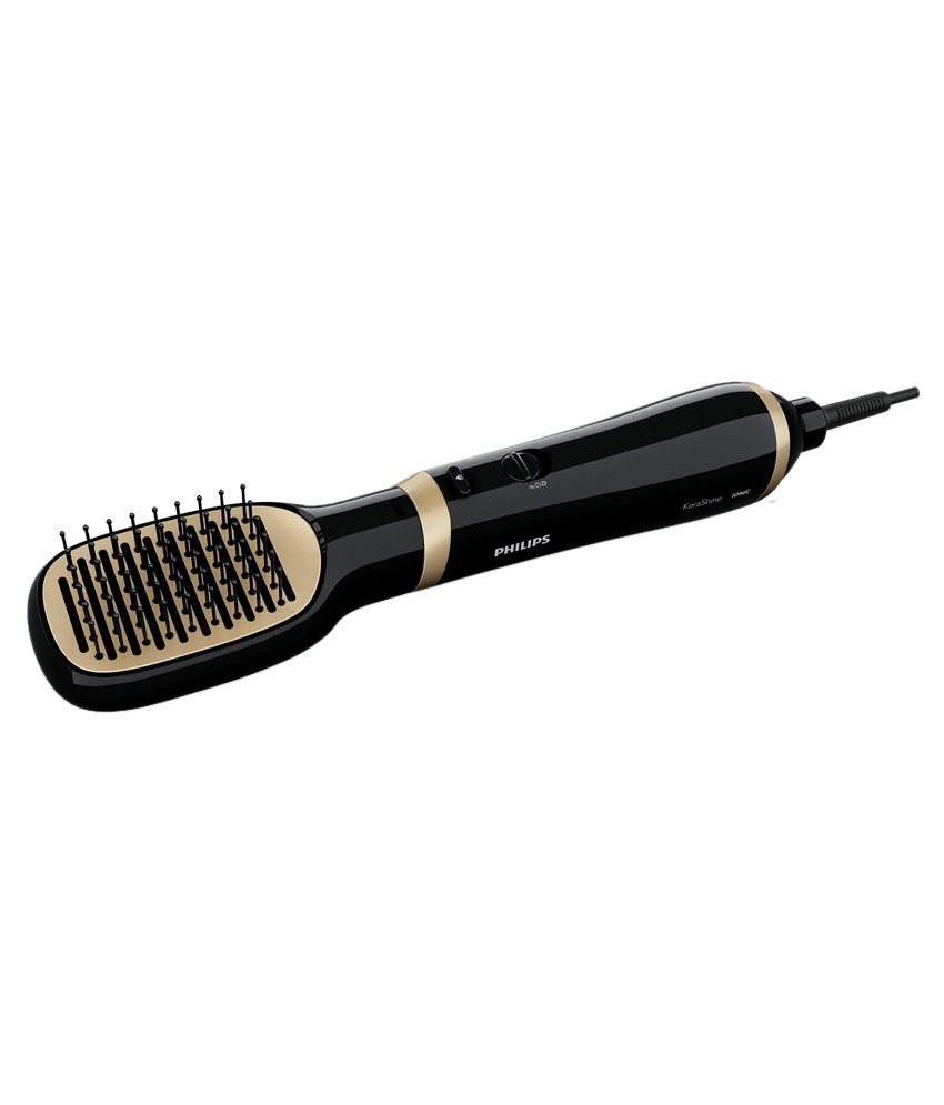 Philips Hp8659 Kerashine Airstyler Paddle Brush Ionic Hair Straightener