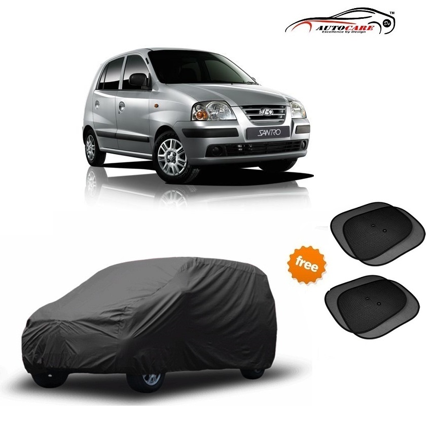 Buy De Autocare Premium Grey Matty Car Body Cover For Hyundai Santro